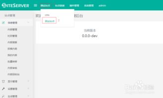 圖解siteserver cms站點切換及頁面生成